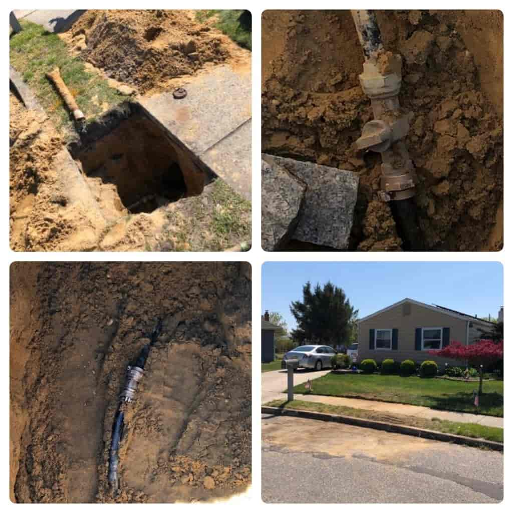 Water main joint replacement by young water and sewer